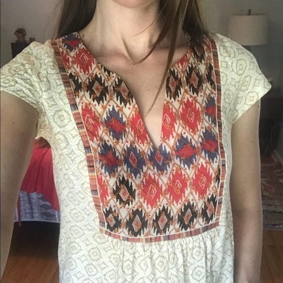 Akemi + Kim for Anthropologie boho top hippie XS - Picture 4 of 5